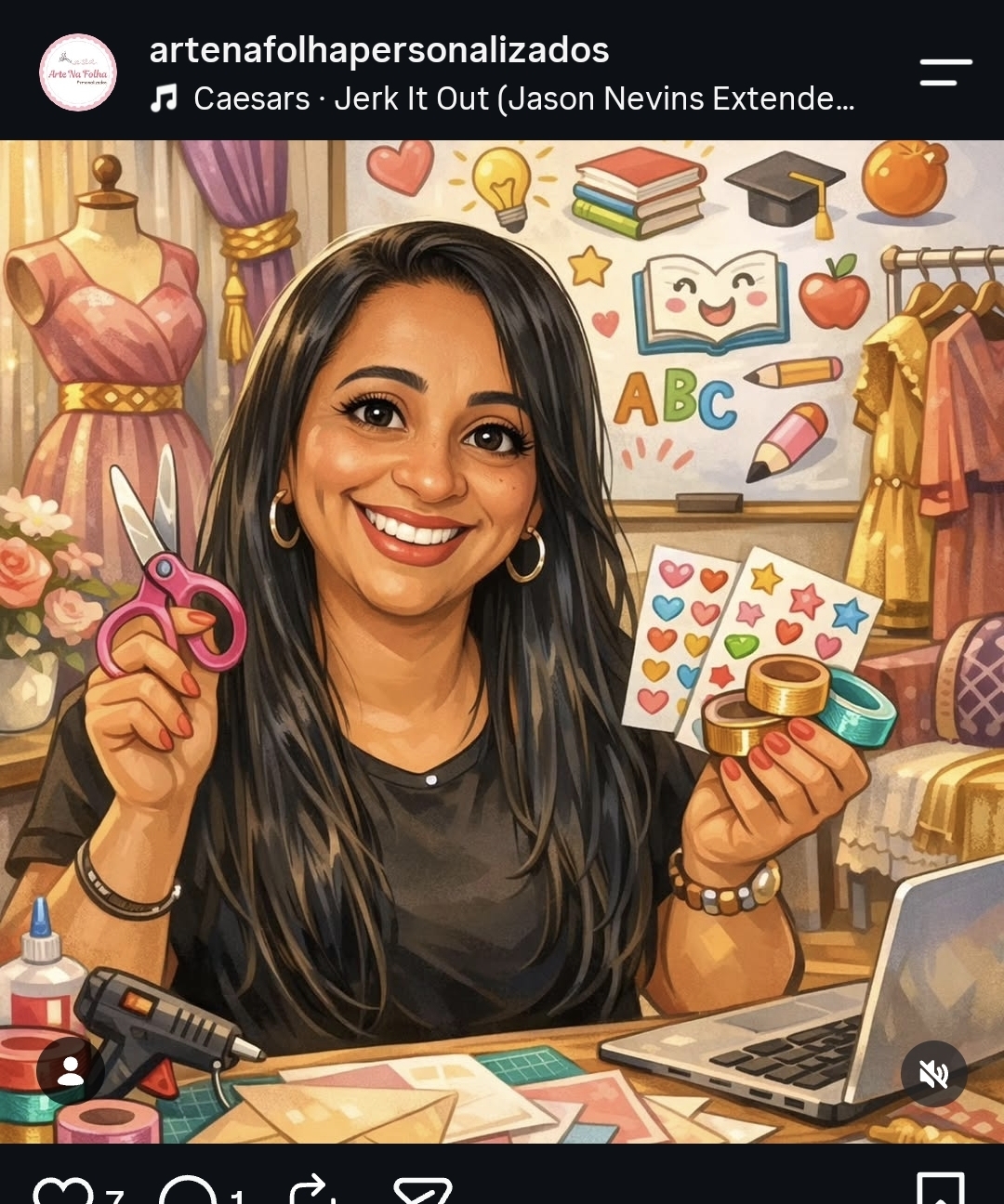 ARTE NA FOLHA PERSONALIZADOS